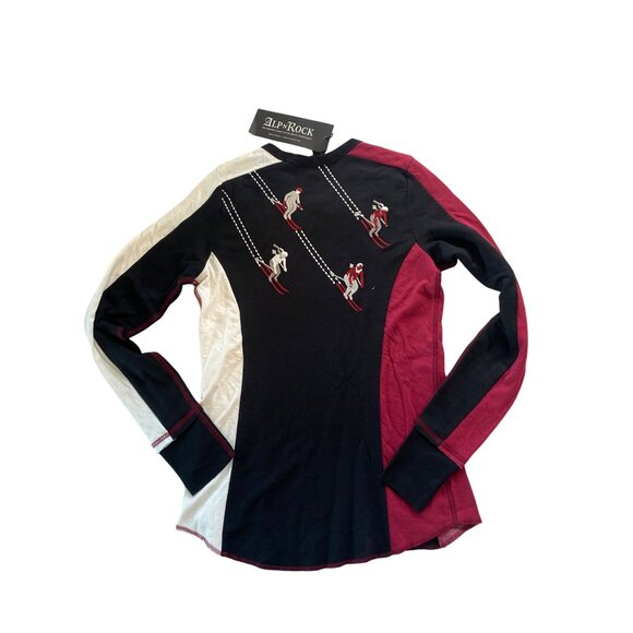 NWT Alp-n-Rock XS/S Long Sleeve Ski II Crew Top Colorblock MSRP$228 - Picture 4 of 17